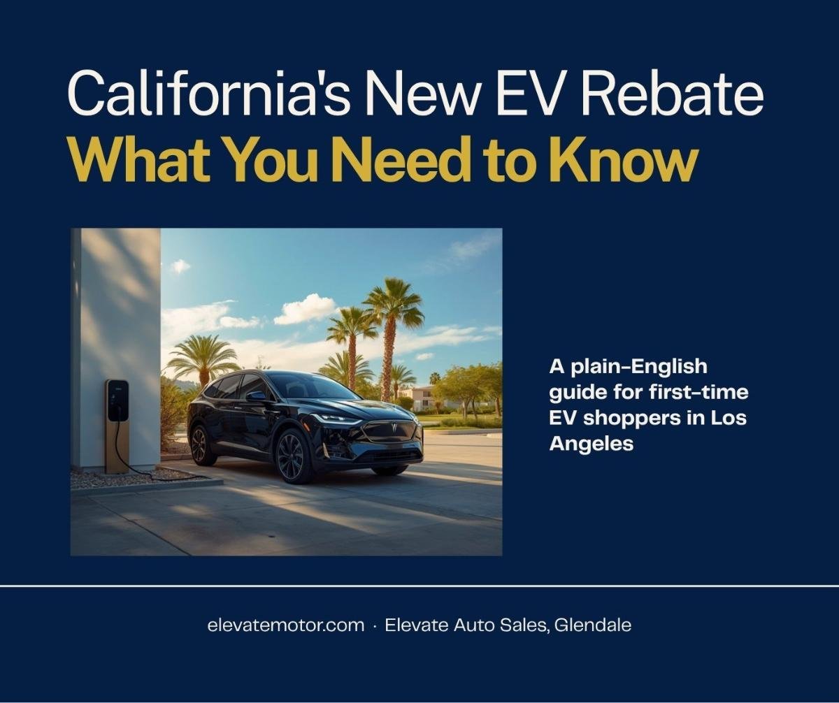 California MyFirstEV Rebate on a Lease: The LA Guide (2026)